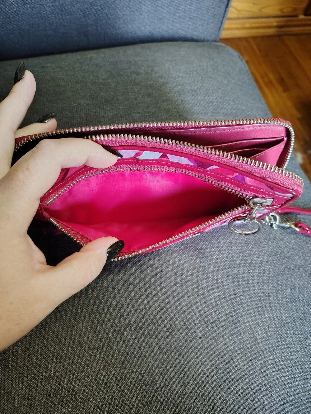 Coach Poppy Wristlet Wallet